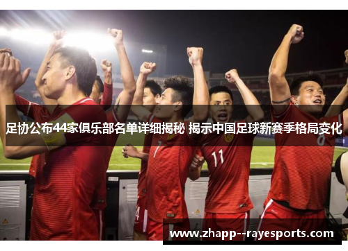 足协公布44家俱乐部名单详细揭秘 揭示中国足球新赛季格局变化